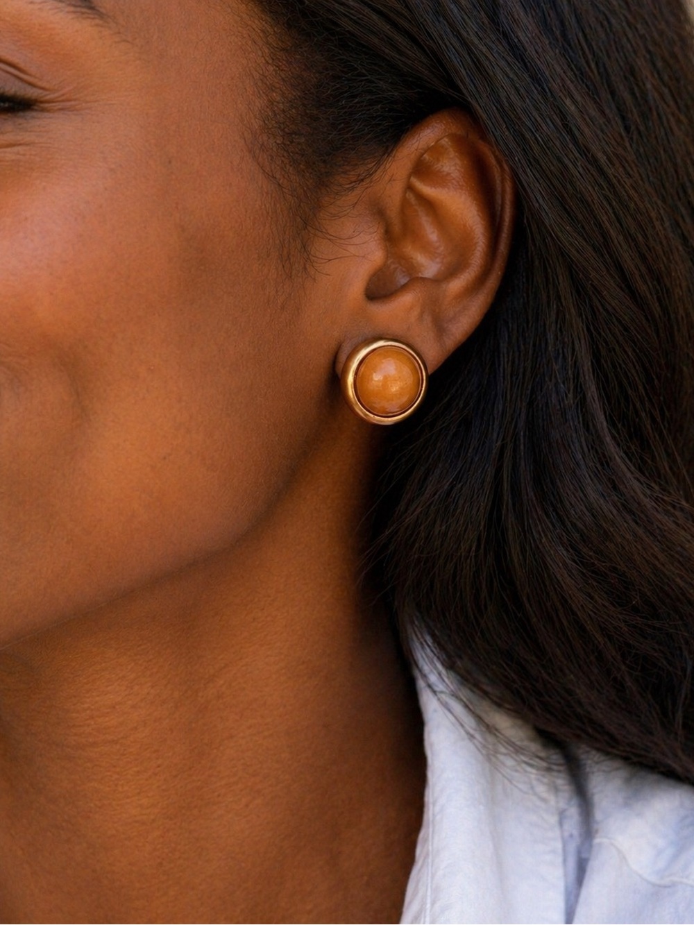 Vintage Yves Saint Laurent Stud Earrings